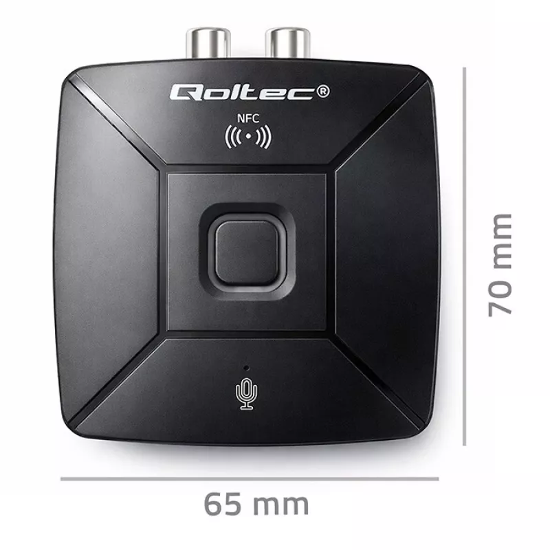 QOLTEC 56981 belaidis garso siųstuvas-imtuvas Bluetooth/AUX/RCA