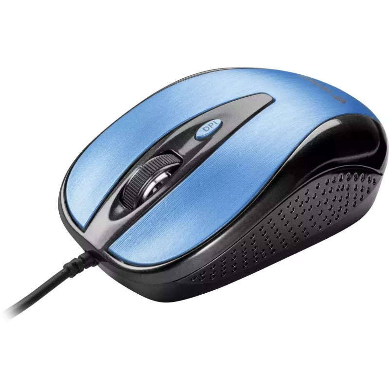 Yenkee YMS 1025BE QUITO USB laidinė pelė, optinė, simetriška, mėlyna
