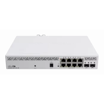 Valdomas jungiklis Mikrotik CSS610-8P-2S+IN 8 prievadų Gigabit Ethernet PoE