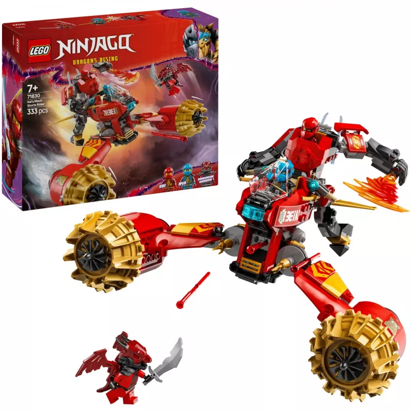 LEGO NINJAGO 71830 Kairiojo mechaninio audros raitelio rinkinys
