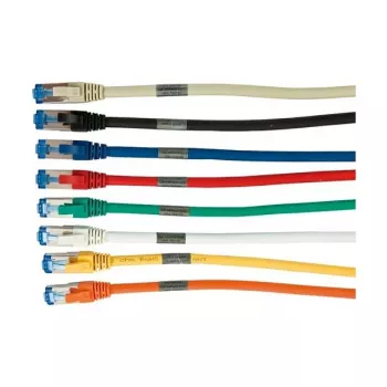 Pataisos kabelis RJ45 CAT6A 500 MHz 0,15 m geltonas S-STP (S/FTP) AWG26 LSZH Synergy 21
