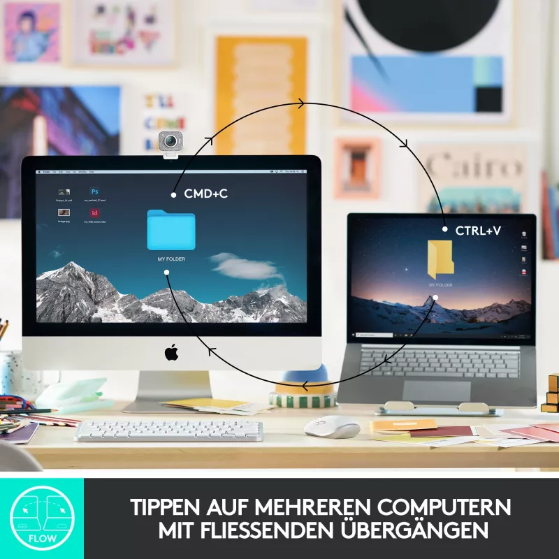 LOGITECH MX Keys Mini belaidė apšviesta klaviatūra grafito spalvos - UK tarptautinis