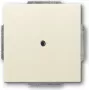 BUSCH JAEGER 1742-82 – Baltas metalinis blizgus jungiklio rėmelis 63x63 mm