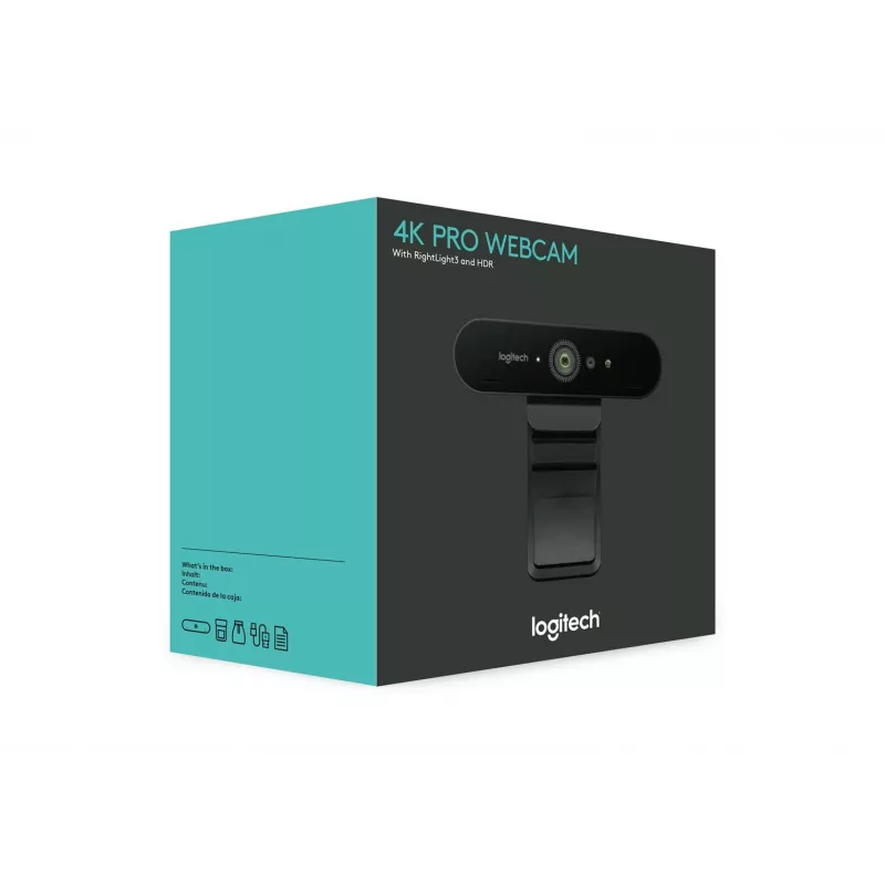 Internetinė kamera Logitech BRIO ULTRA HD PRO 13 MP 4096x2160 USB 3.2