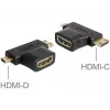 Adapteris HDMI-C / HDMI-D į HDMI-A DeLOCK 65446
