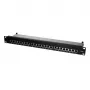 Logilink TUO-NP0048 Juoda – 24 prievadų RJ-45 skirstymo panelė