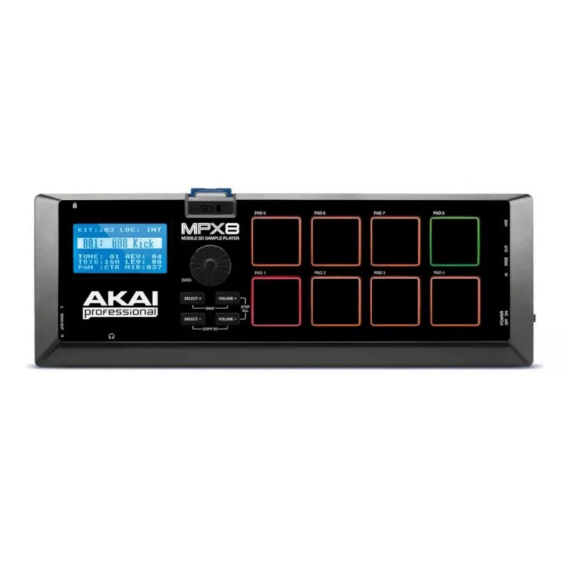 DJ valdiklis Akai MPX8 Juodas 3,5 mm ausinių jungtis 5 V 1 A