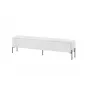 TV spintelė Cama Meble VERA 190x40x50 cm, matinė balta, medžio drožlių plokštės viršus