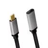 LogiLink USB C kabelis USB 3.2 Gen 2 CUA0105 0,5 m USB-C juodas/pilkas