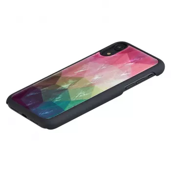 Dėklas telefonui iKins iPhone XR — vandens gėlių raštas, juodas