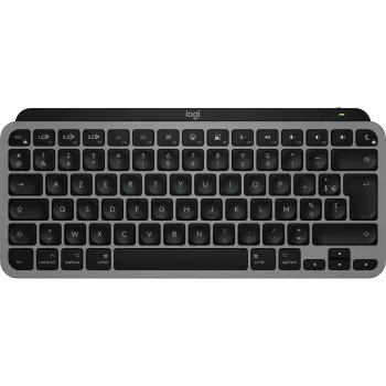 Logitech Master Series MX Keys Mini for Mac – klaviatūra – kompaktiška – su apšvietimu – belaidė – Bluetooth LE – AZERTY – prancūziška – kosminė pilka (920-012646)