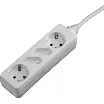 Hama 00121921 apsauginis nuo viršįtampių lizdų blokas baltas 4 AC lizdai 230 V 1.4 m