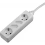 Hama 00121921 apsauginis nuo viršįtampių lizdų blokas baltas 4 AC lizdai 230 V 1.4 m