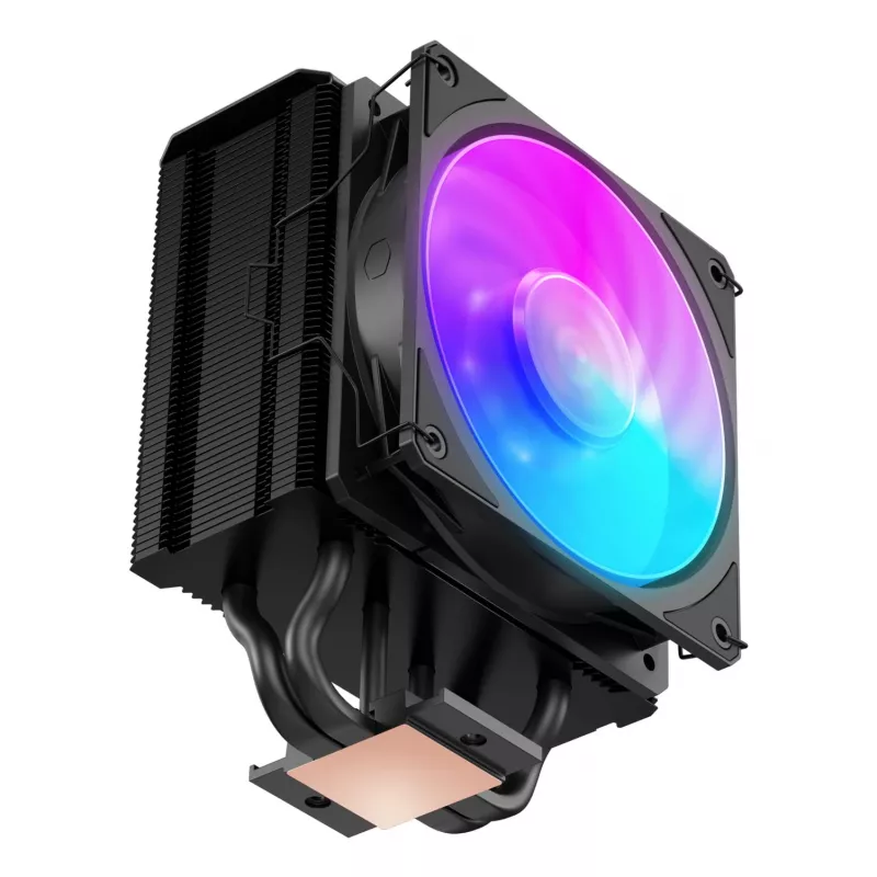 Oro aušintuvas Cooler Master Hyper 212 3DHP Black ARGB — 120 mm ventiliatorius, LGA1700/AM5/AM4 suderinamas