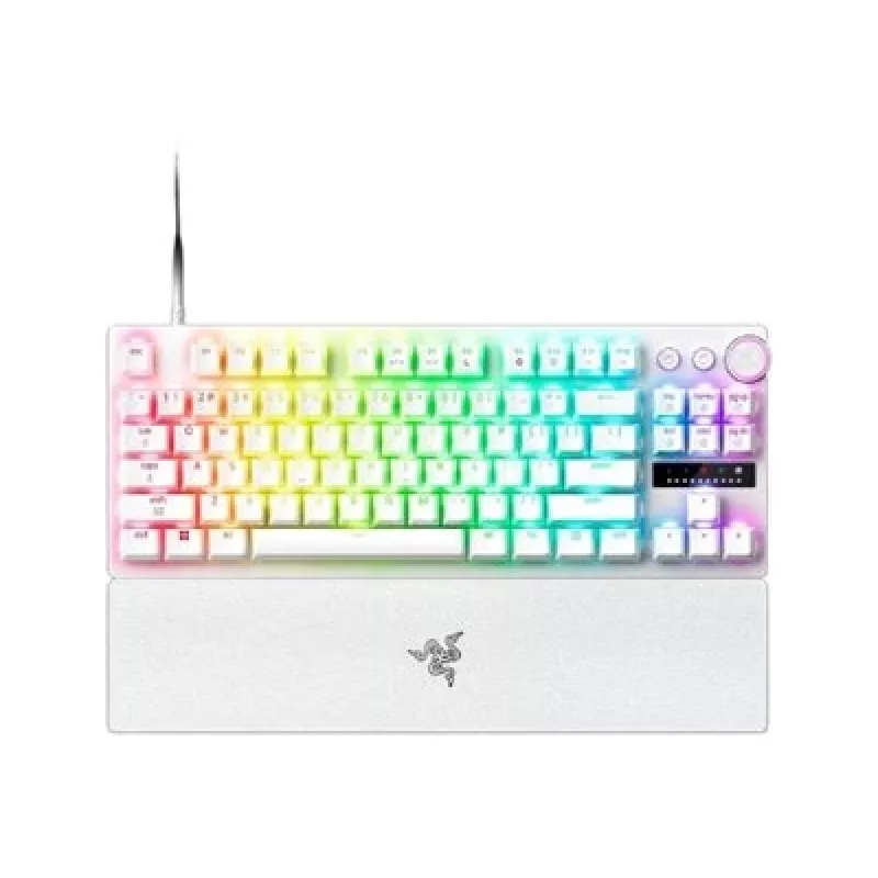 Razer Huntsman V3 Pro Tenkeyless 8KHz | Žaidimų klaviatūra | Laidinė | US | Balta | Razer Analog Optical Switch Gen-2