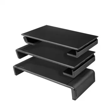 Ergonominis monitoriaus stovas ant stalo, reguliuojamas plotis, iki 25 kg