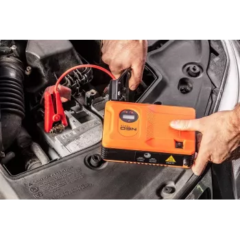 Nešiojamas starteris su kompresoriumi NEO Tools 11-997, 14000 mAh