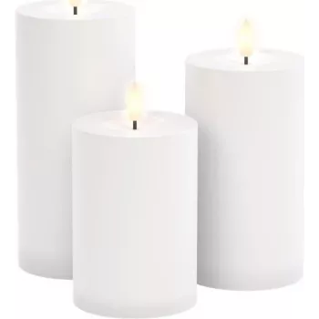 Goobay 3 vnt. rinkinys LED lauko žvakės (64786)