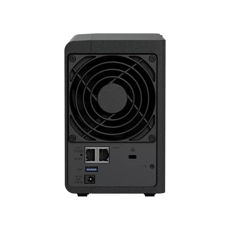 Synology DS225+ 2 Bay NAS stalinis kompiuteris Intel® Celeron® J4125 2 GB DDR4 Synology DSM juodas