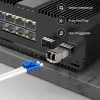 Extralink SFP28 25G 2 rinkinys | SFP28 modulis | 25Gbps, LC/UPC dupleksas, 1310nm, 10km, vienmodis, DOM tinklo siųstuvas-imtuvas