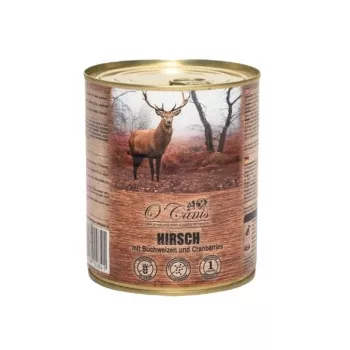 O'CANIS šlapias ėdalas šunims su elniena ir grikiais 800 g