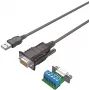 USB 2.0 į RS422/RS485 adapteris Unitek Y-108301-1.5M su FTDI lustu, 1,5 m kabelis