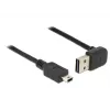 USB laidas DeLOCK 1m USB 2.0-A į Mini-USB B juodas