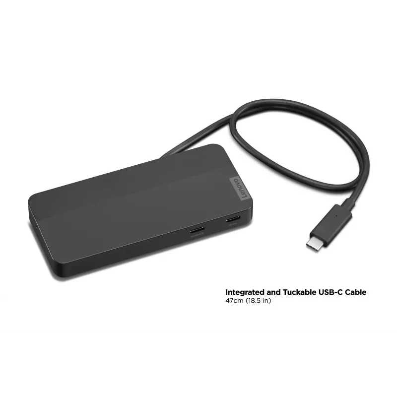 Lenovo 40B90100EU USB-C kelioninis dokas su dviem 4K ekranais