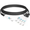 InfiniBand / šviesolaidinis kabelis Nvidia MCP7Y50-N003 3 m OSFP 4xOSFP juodas