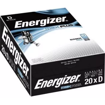 Energizer Battery Max Plus E301323704 D/Mono/LR20 20 vnt. pakuotė