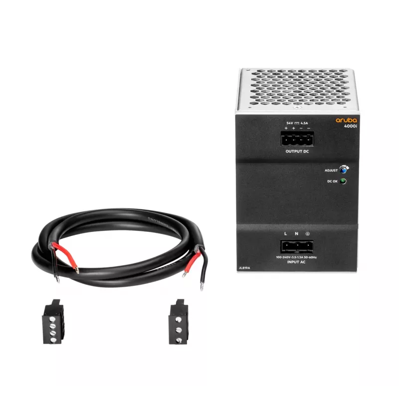 Hewlett Packard Enterprise HPE Aruba maitinimo blokas - kintamoji srovė 100-240 V - 240 W - skirtas HPE Aruba 4100i (JL819A)