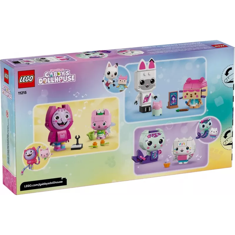 LEGO GABBY’S DOLLHOUSE 11215 Gabby's iš plytelių sukurti kačių draugai