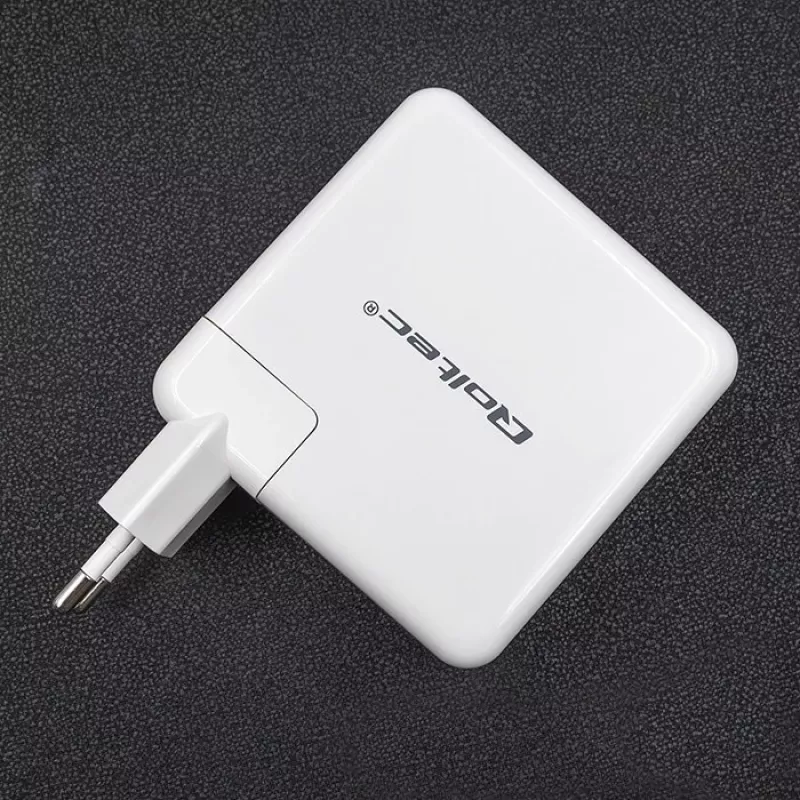 QOLTEC 51709, 96W USB-C PD įkroviklis, išėjimo diapazonas 5V–20V