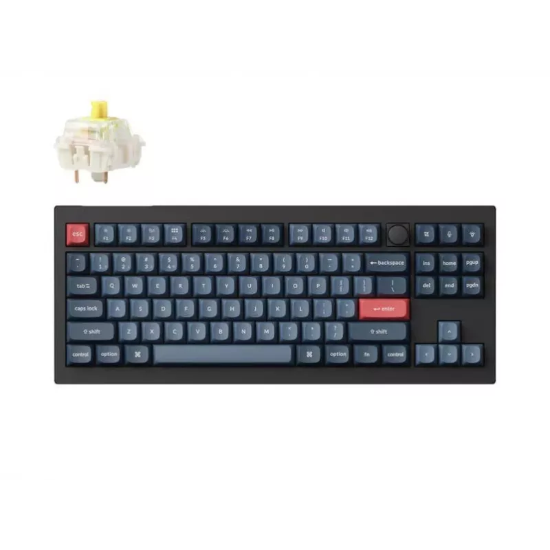 Belaidė klaviatūra Keychron V3 Max RGB/CARBON Black V3M-D4