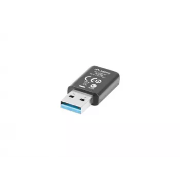 Belaidis USB tinklo adapteris LANBERG NC-1200-WI, WLAN USB 2.0, 2 vidinės antenos 2 dBi, iki 5000 Mbit/s