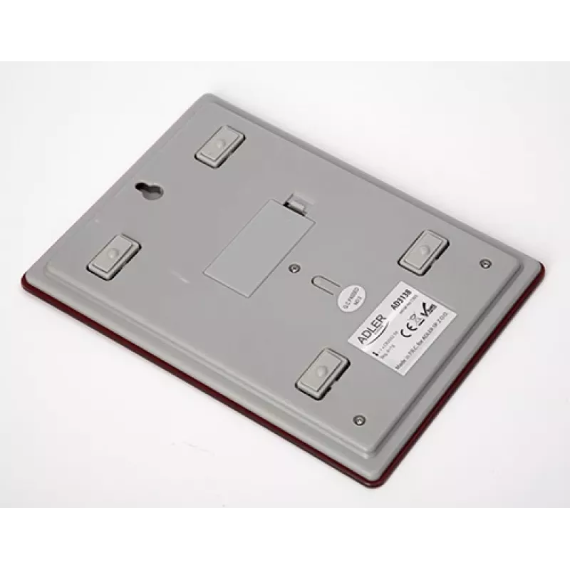 Virtuvinės elektroninės svarstyklės Adler AD 3138 Raudonos