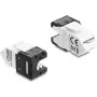 DELOCK Keystone modulis RJ45 lizdas į LSA Cat.6A 45° kampu neekranuotas 180°