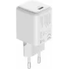 Sieninis įkroviklis USB C 35W 3A Power Delivery 3.0 QC 3.0 baltas