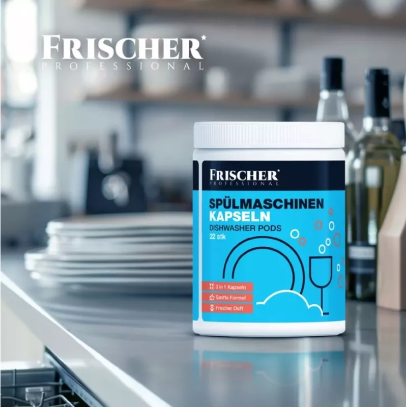 Frischer 3-in-1 indašovės kapsulės, 22 vnt.