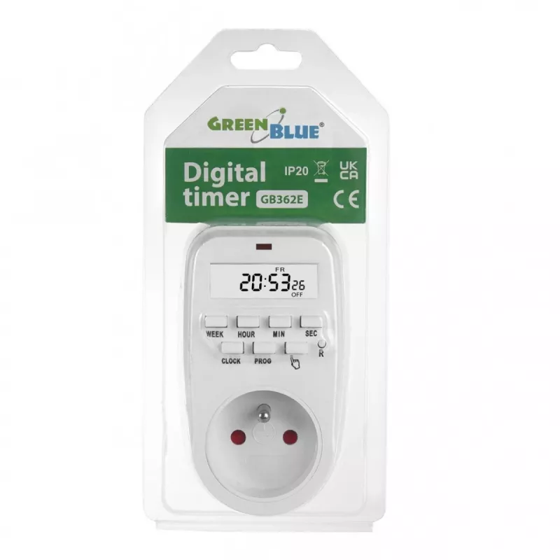 Programuojamas laikmatis GreenBlue GB362