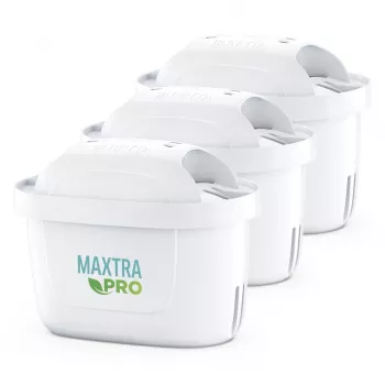 Vandens filtro kasetė BRITA Maxtra+ Pure Performance, technopolimeras, 150 L talpa, 3 vnt.