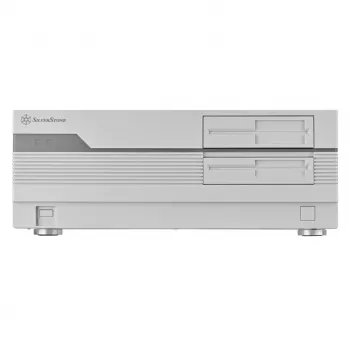 Kompiuterio korpusas Silverstone SST-FLP01W HTPC baltas