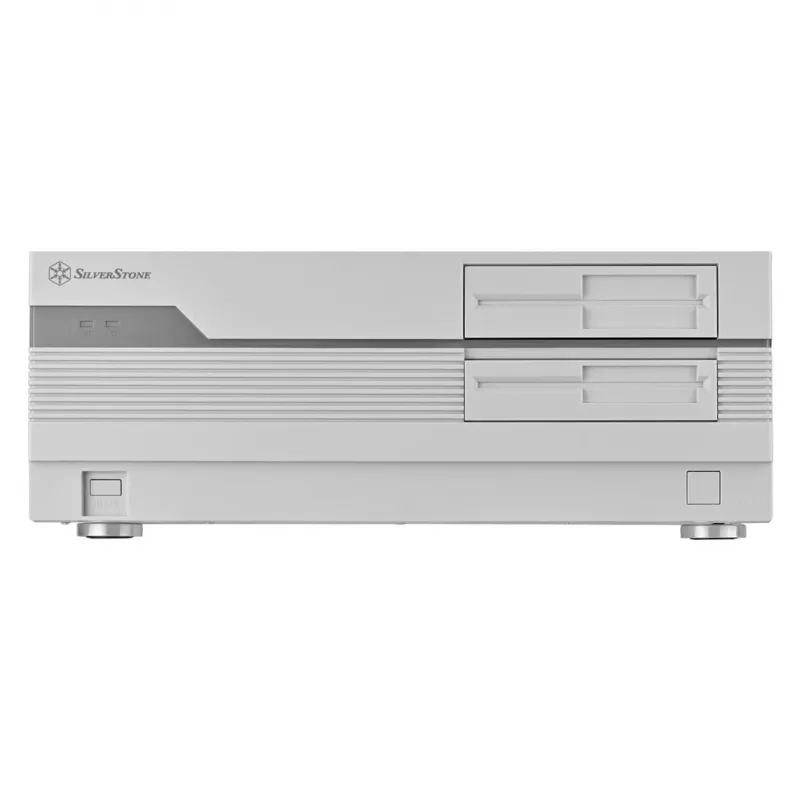 Kompiuterio korpusas Silverstone SST-FLP01W HTPC baltas