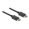 Delock DisplayPort kabelis - DisplayPort (vyriškas) į DisplayPort (vyriškas) - DisplayPort 2.0 - 1,0 m - Palaiko 10K 60 Hz (10 240 x 4320) - Juodas (80261)