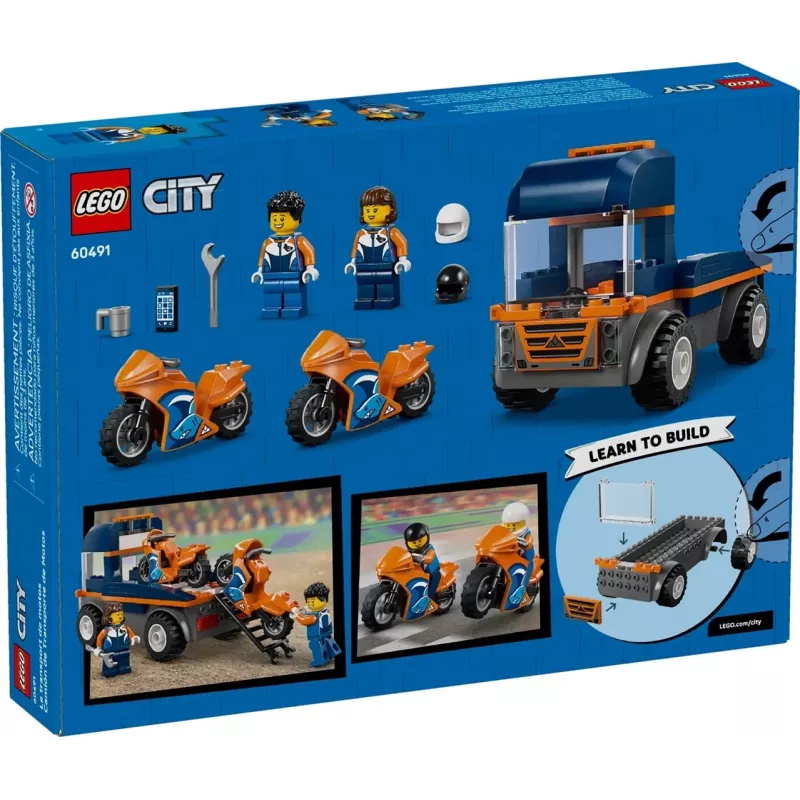 LEGO CITY 60491 Motociklų vežimėlis