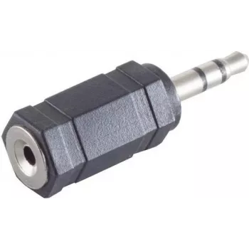 Laidų adapteris ShiverPeaks BS57021 3,5 mm į 2,5 mm juodas sidabrinis