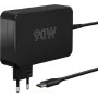 Goobay 65420 Greitasis USB-C įkroviklis nešiojamiesiems kompiuteriams ir mobiliesiems įrenginiams, 90 W, juodas