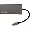 LC-Power LC-HUB-C-MULTI-5 USB 3.2 Gen 1 Type-C laidinis dokas nešiojamam kompiuteriui