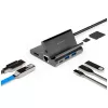 Laikiklis planšetei / išmaniajam telefonui 7in1 Dex HDMI/RJ45