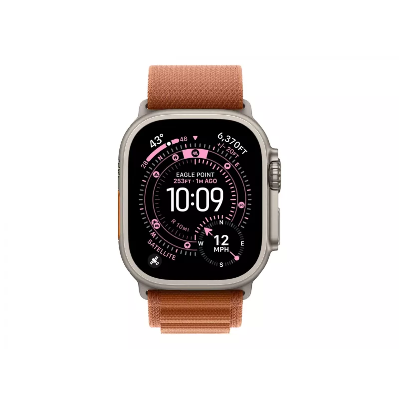 Apple MFTD4ZM/A „Alpine Loop“ dirželis iš titano, poliesterio ir spandekso, rudas